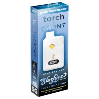 torch x GRDNT Live Rosin Slushiez Series -BLUE RASPBERRY SATIVA 5G